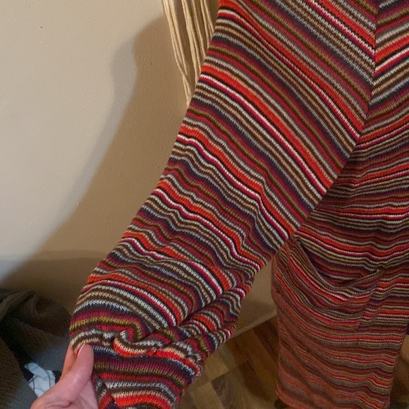 Multi colored long cardigan - Picture 3 of 4